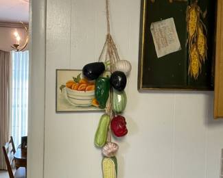 Wall art in the kitchen