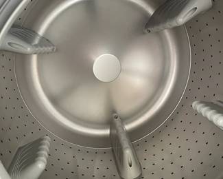 Inside of the Maytag washer