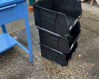 large plastic bins