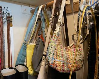 Designer purses and bags