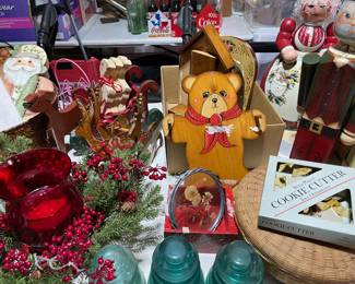 Lots more Tole painted pieces in the garage