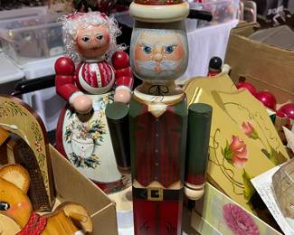 Beautiful hand painted Mr and Mrs Clause