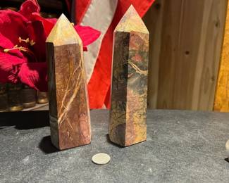 Large Cherry Creek Jasper points/obelisk