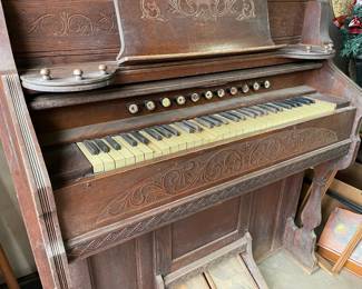 Close look at the key board