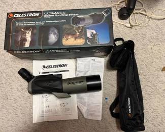 Like new Celestron Ultima 65 Model 52248 Spotting Scope