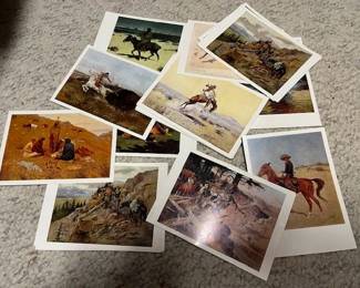 Vintage Amon Carter Museum post cards