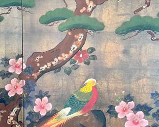 Hand painted on silk