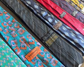 Designer Mens Ties ~ Hermes, Dior, Versace, Gucci