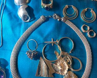 Sterling and 14, 18 kt