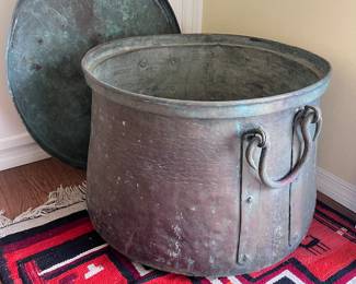 Giant antique copper set