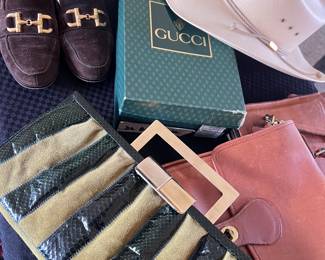Fabulous 60s 70s Euro bags and shoes