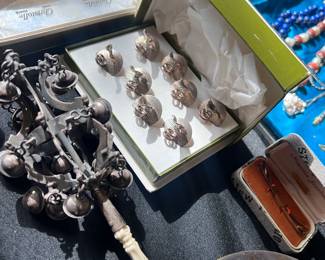 Antique rattler and lots of Christolphe France