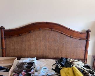 Gorgeous Bamboo Style Cane Headboard