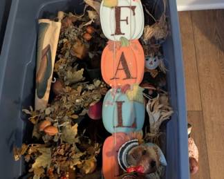 Fall decorations