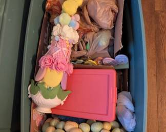 some of the Spring/Easter decor