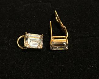 14K CZ Earrings