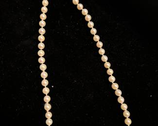 14K and Authentic Pearls