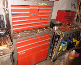 Craftsman Tool Boxes * Shop Cart *Oil * Hand Tool Set*