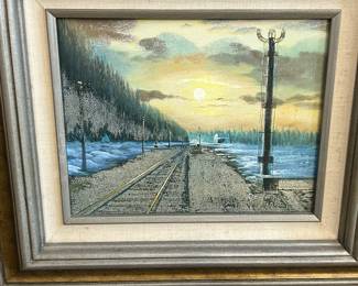 Dewitt Hardy Original oil on canvas 

Nice!!!