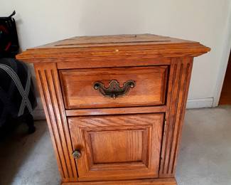 Solid end tables or night stand  $30.00