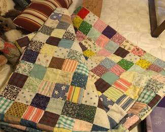 60s/70s patchwork quilt