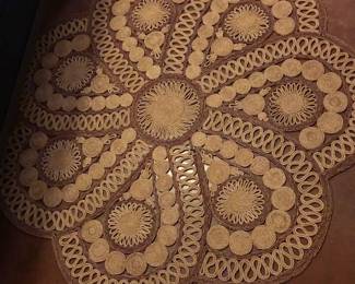 Raffia rug