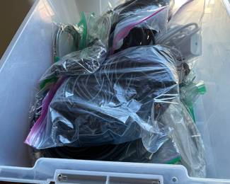 Assorted A/V cables 