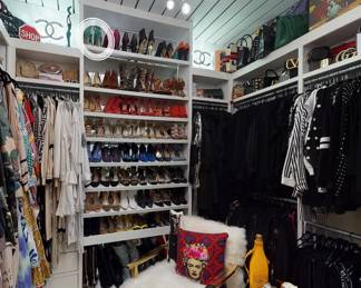 Atlanta Estate Sale Ponce City Market Closet Shoes