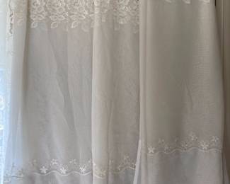 Long sheer curtains made in France