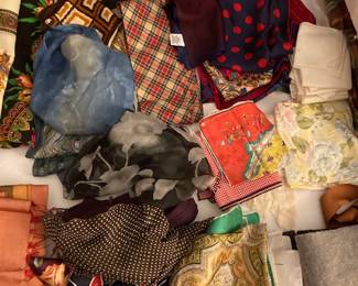 Lots of scarves