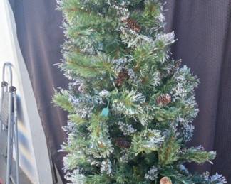 CT407RLighted Artificial 7 Christmas Tree