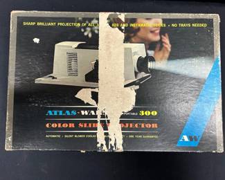 CT404VRAtlas Warner Portable 300 Color Slide Projector