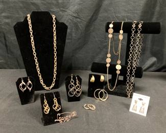 CT141VGold hoops, necklaces, and more costume jewelry collection