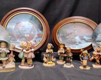 CT144Hummel Collection Thomas Kinkade Plates