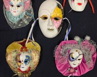 CT120Decorative Mardi Gras Masks