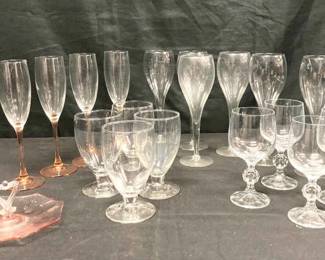 CT135Collection Of Glassware