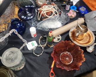 Crystal, cobalt blue, red Murano, and so much more!