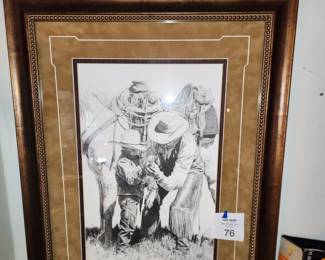 Framed artwork