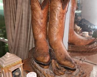 Display Boots and Rope SOLD