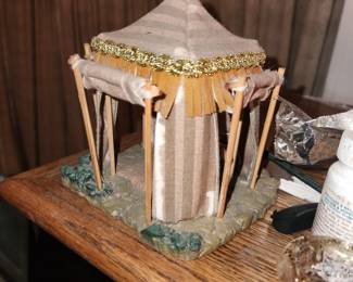 Table-top display Arabian or other desert tents - 3 styles