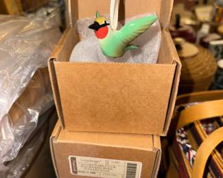 Longaberger Bird Ornaments