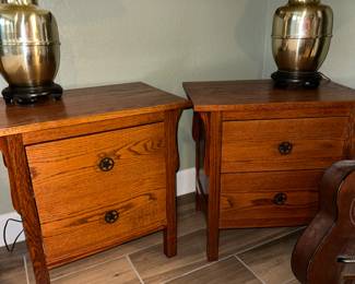 Custom Oak Nightstands