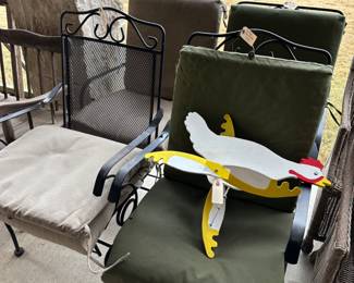 Metal Spring Back Chairs