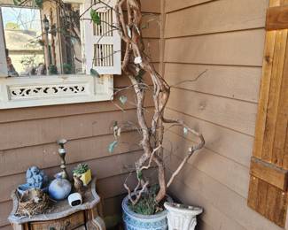 Outside