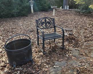 Additional matching chair & planter