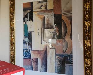Abstract framed picture