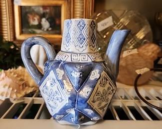 Teapot with cup