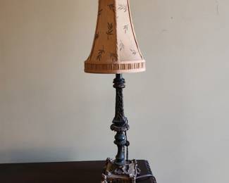 Lamp with nice shade
