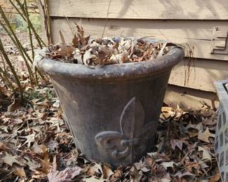 Outside large planter