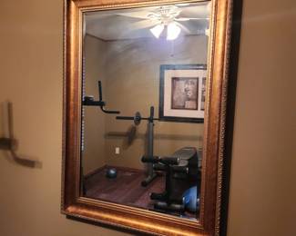 Framed mirror